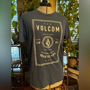 Volcom Black Cotton Tee